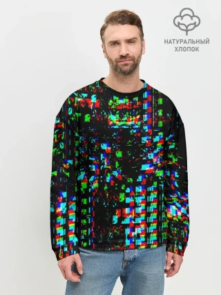 Мужской свитшот базовый / Optical abstract