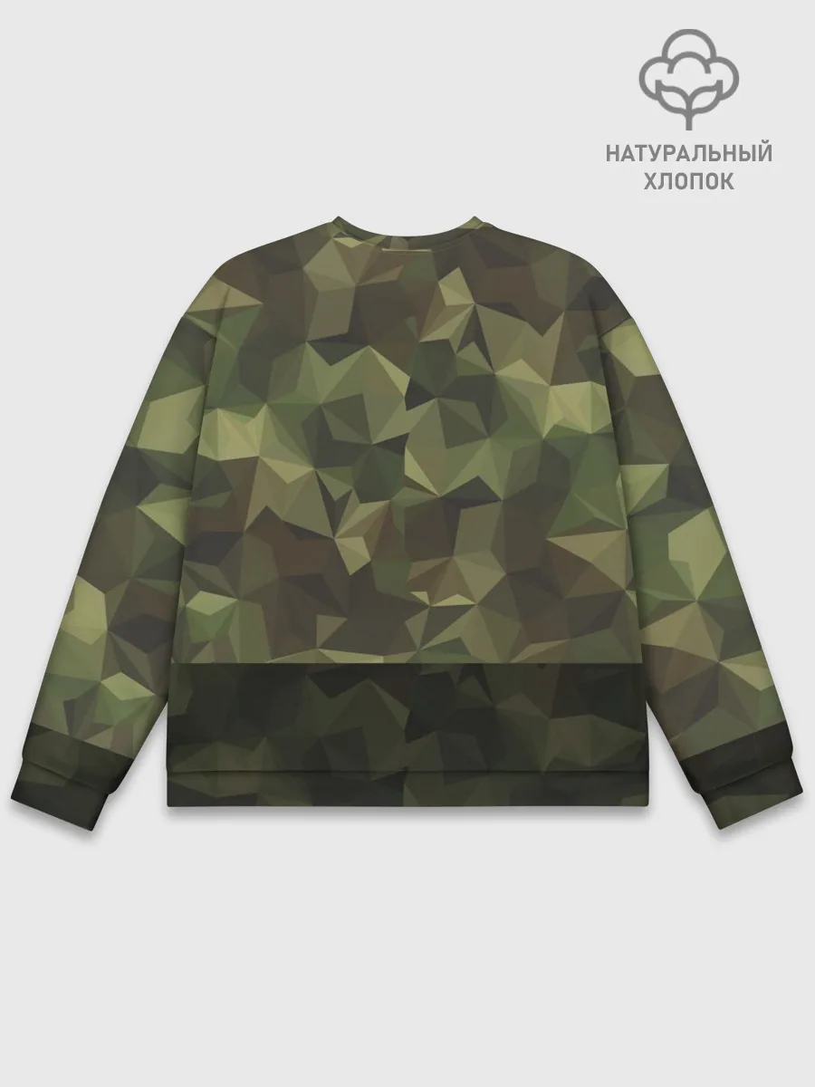 Мужской свитшот базовый / Дикий доберман