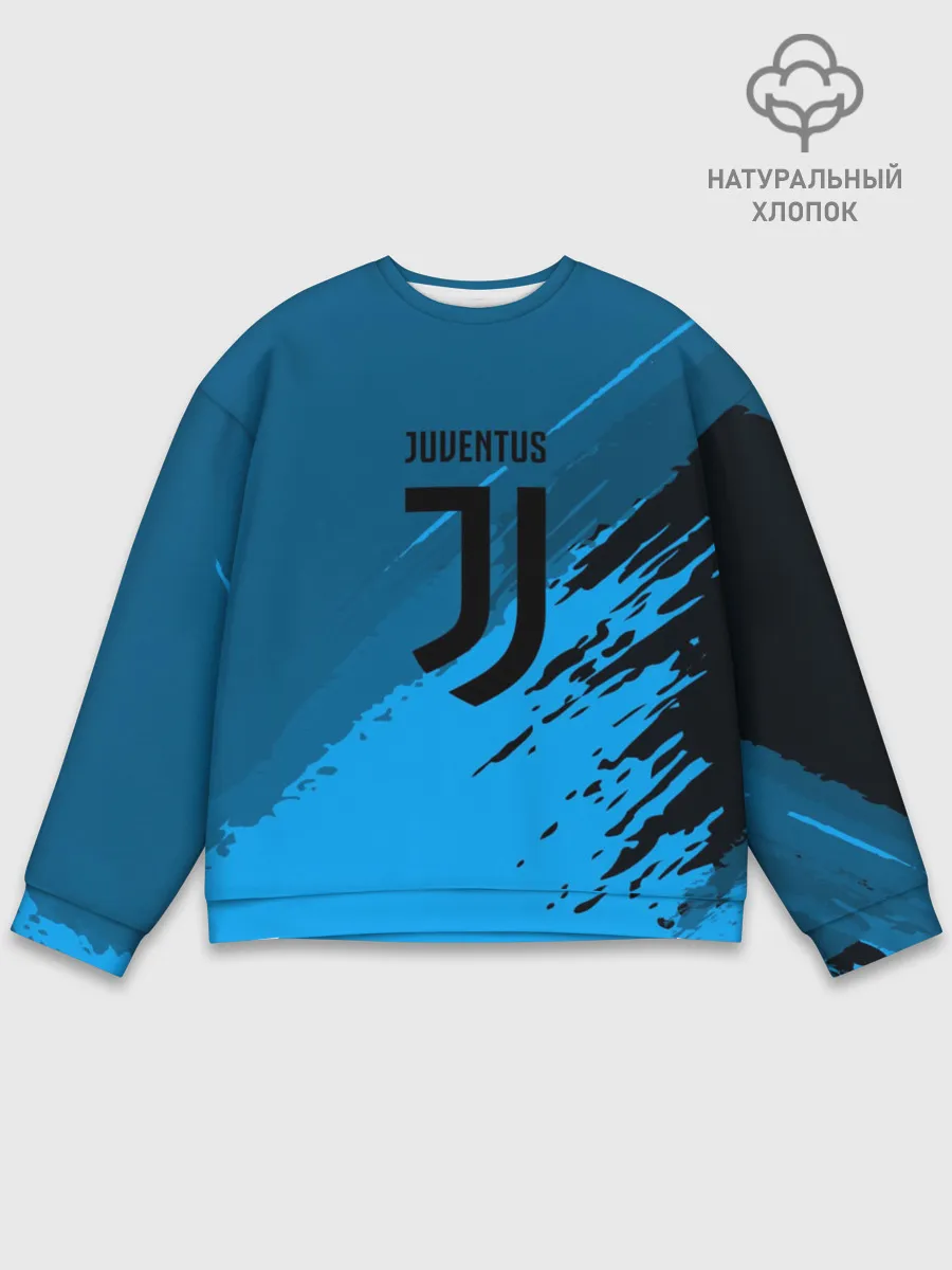 Мужской свитшот базовый / FC Juventus abstract style