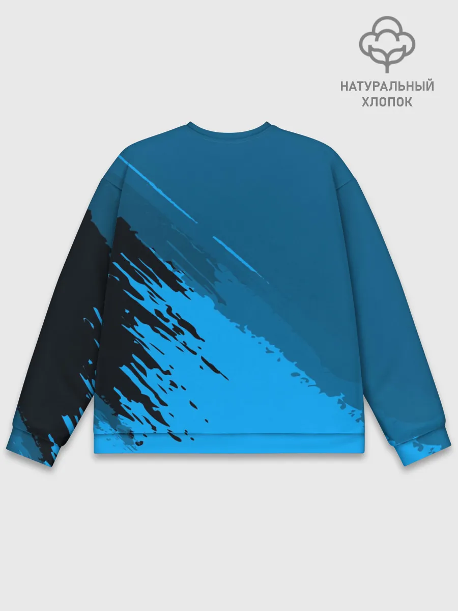 Мужской свитшот базовый / FC Juventus abstract style