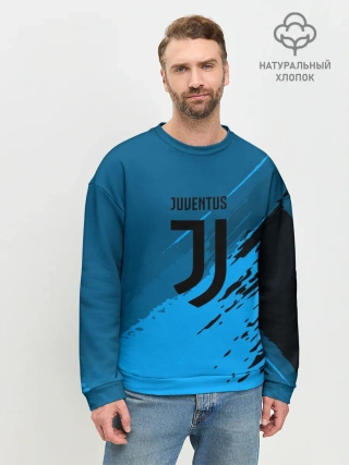 Мужской свитшот базовый / FC Juventus abstract style