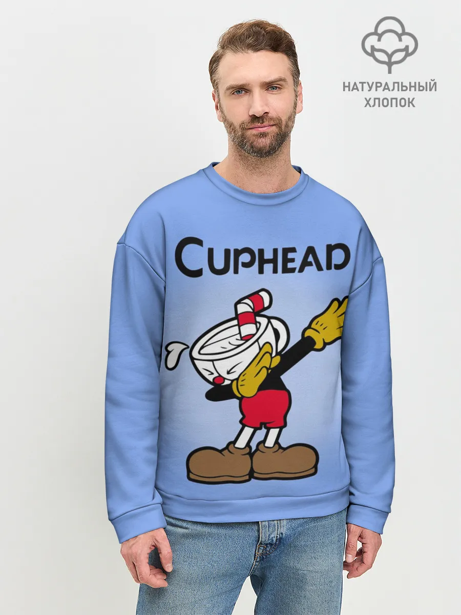Мужской свитшот базовый / Cuphead