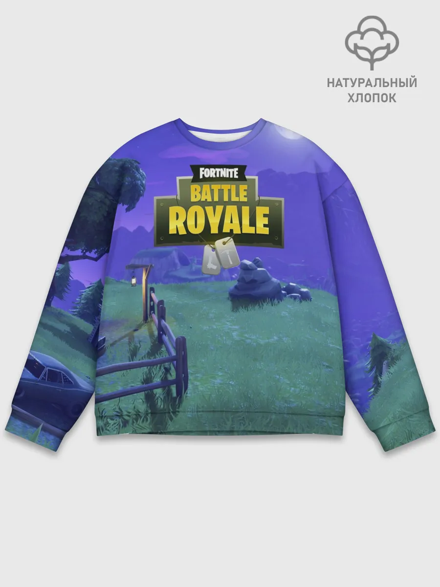 Мужской свитшот базовый / Fortnite Night