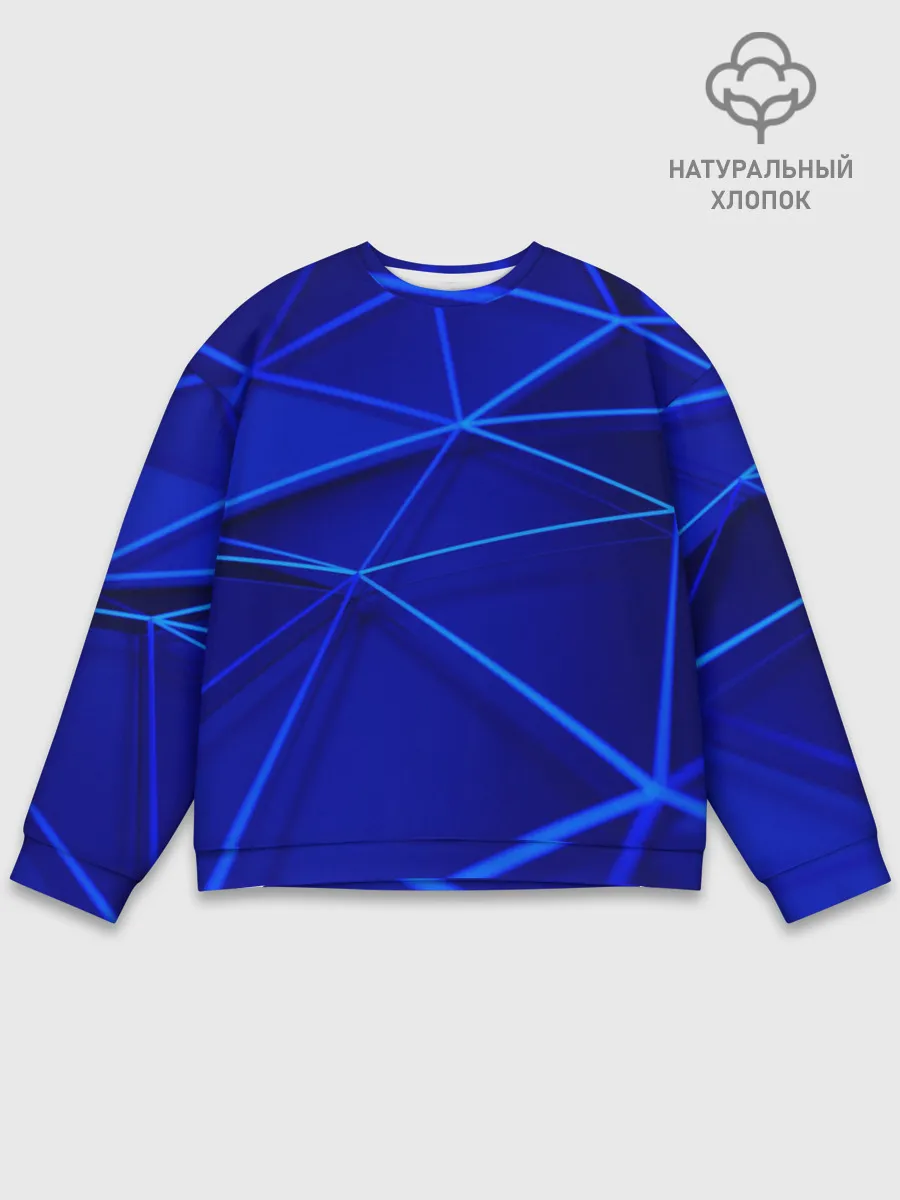 Мужской свитшот базовый / delta abstraction