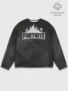 Мужской свитшот базовый / Fortnite Black Abstract