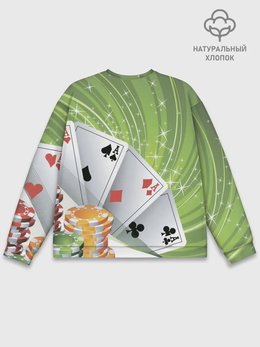 Мужской свитшот базовый / Покер Старс