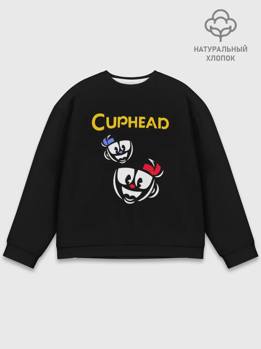 Мужской свитшот базовый / Cuphead