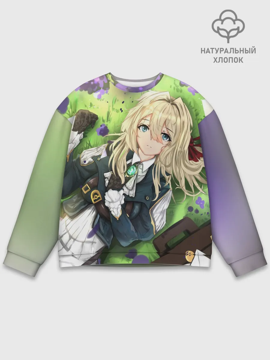 Мужской свитшот базовый / Violet Evergarden