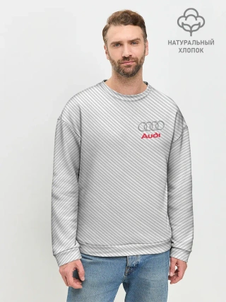 Мужской свитшот базовый / AUDI CARBON