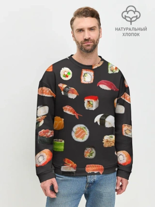 Мужской свитшот базовый / Суши