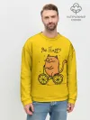 Мужской свитшот базовый / Be Happy,cat