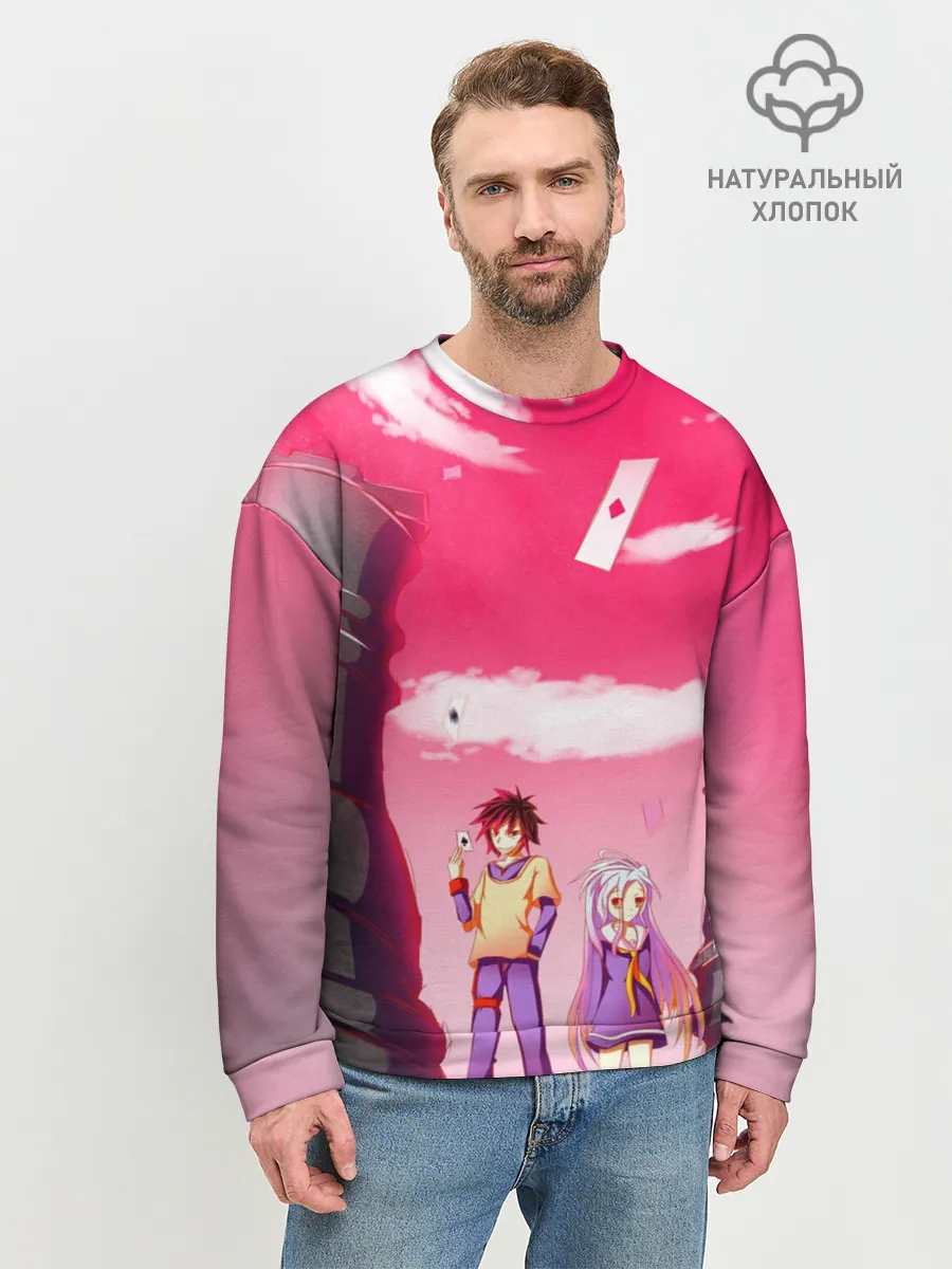 Мужской свитшот базовый / Шахматы аниме