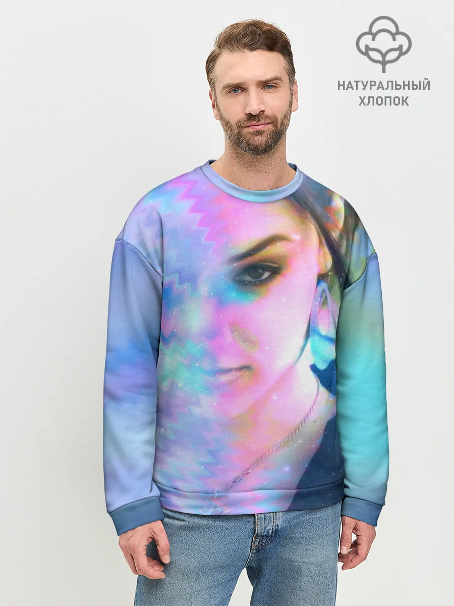 Мужской свитшот базовый / Саша Грей. Абстракция