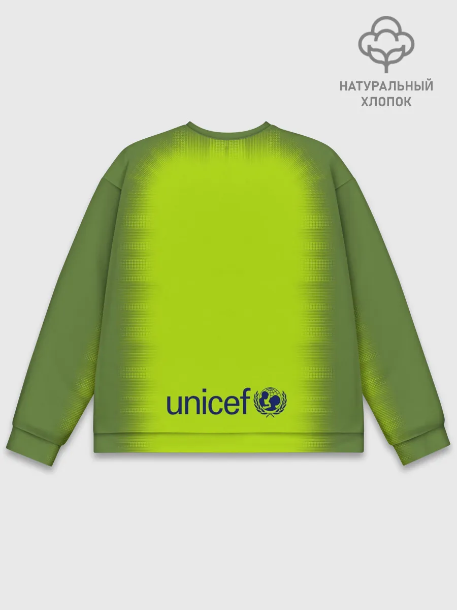 Мужской свитшот базовый / Барселона Форма Гостевая 18/19