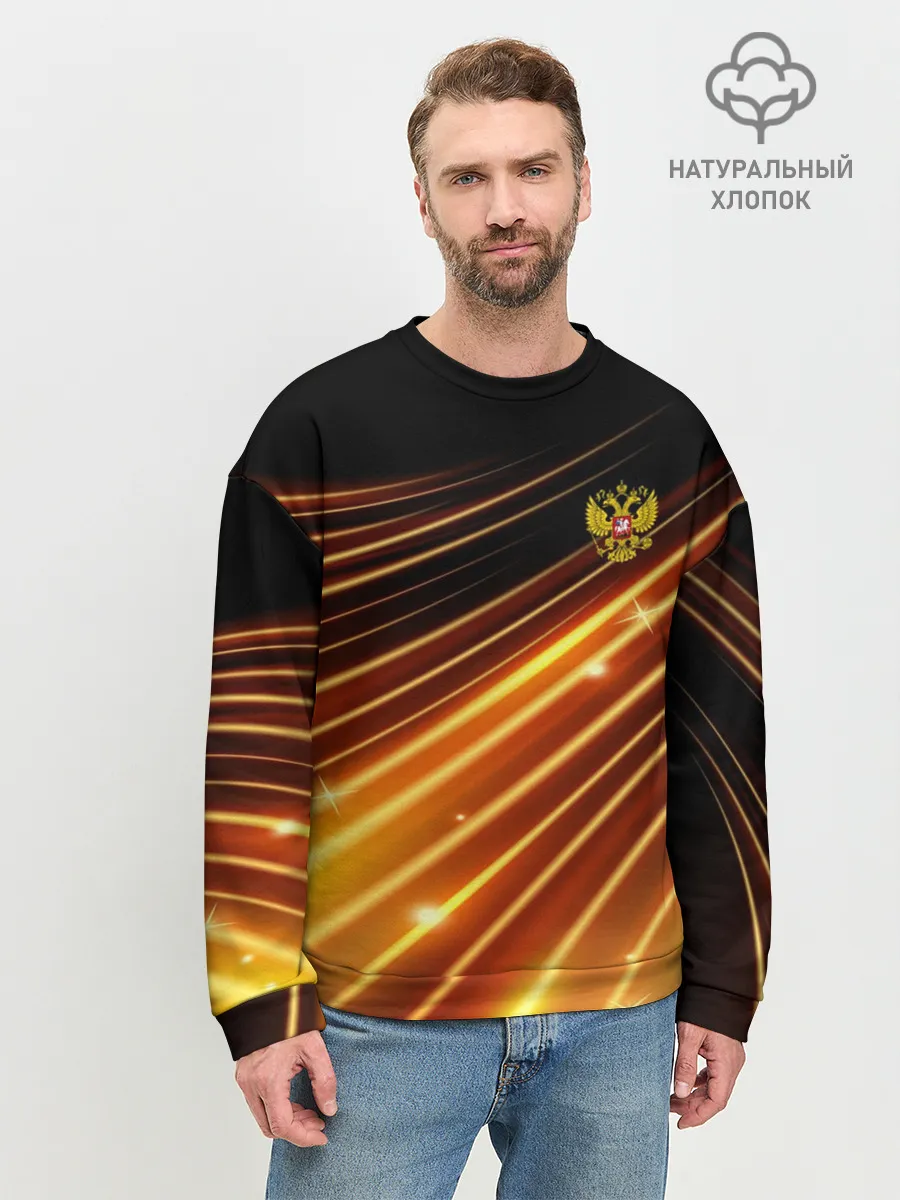 Мужской свитшот базовый / Russia Sport 2018 uniform