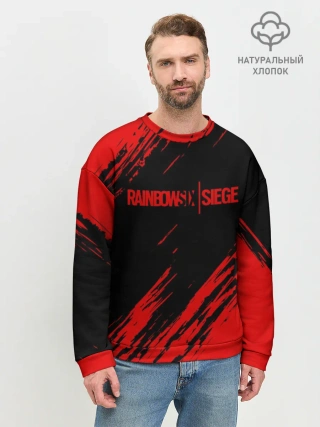 Мужской свитшот базовый / RAINBOW SIX SIEGE OUTBREAK