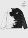Мужской свитшот базовый / Real Madrid uniform black 2018