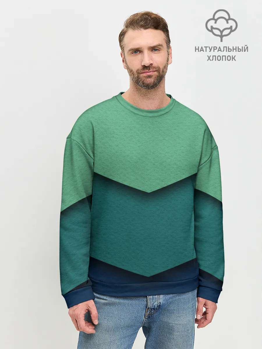 Мужской свитшот базовый / Текстура бумаги