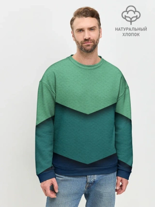 Мужской свитшот базовый / Текстура бумаги