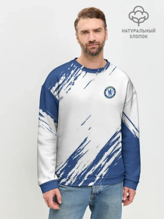 Мужской свитшот базовый / CHELSEA UNIFORM | ФОРМА ЧЕЛСИ