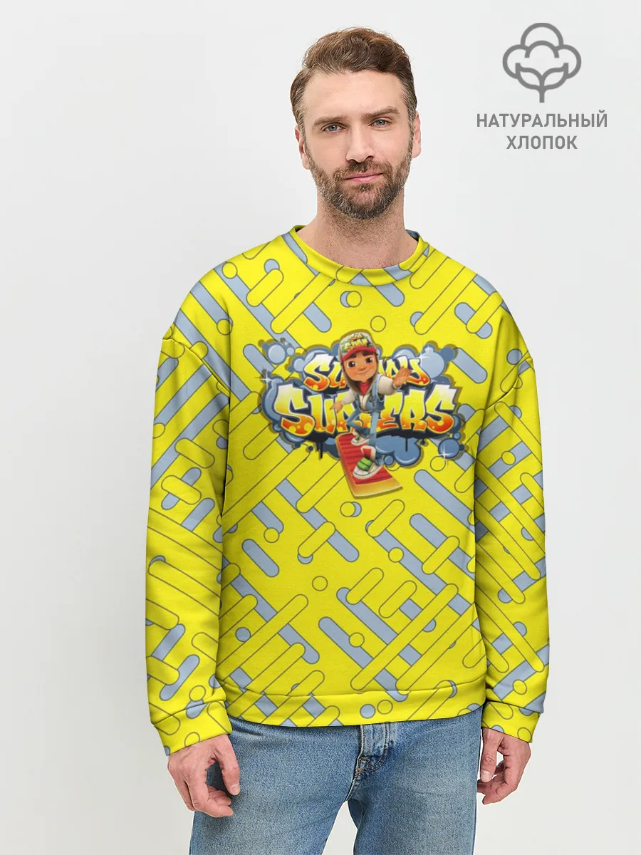 Мужской свитшот базовый / Subway Surfers
