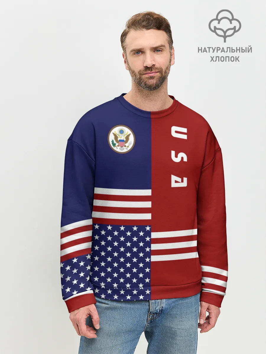 Мужской свитшот базовый / USA