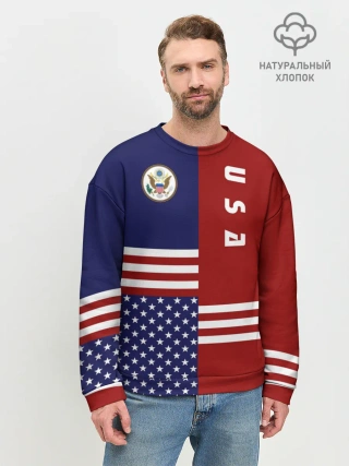Мужской свитшот базовый / USA