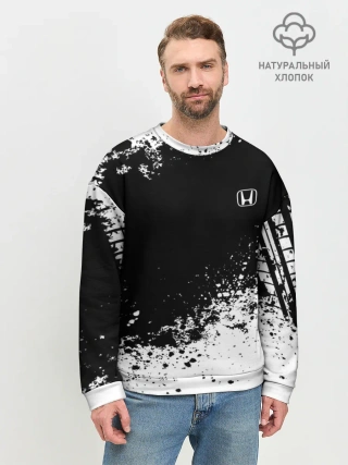 Мужской свитшот базовый / Honda brand motors