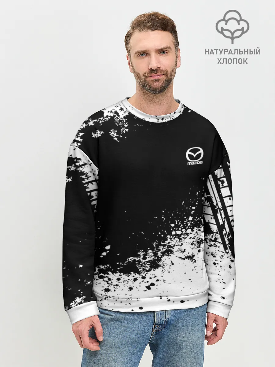 Мужской свитшот базовый / Mazda brand motors