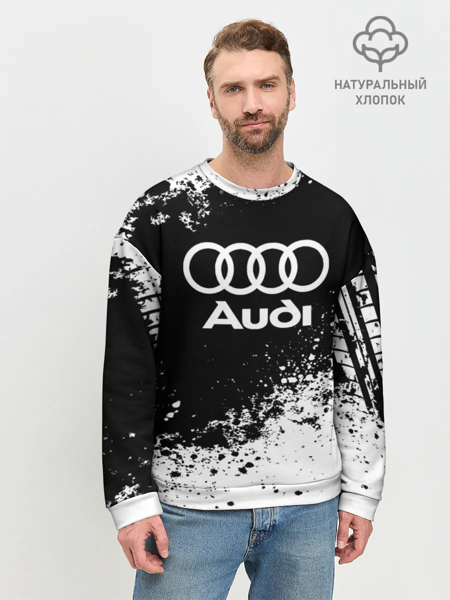 Мужской свитшот базовый / Audi abstract sport