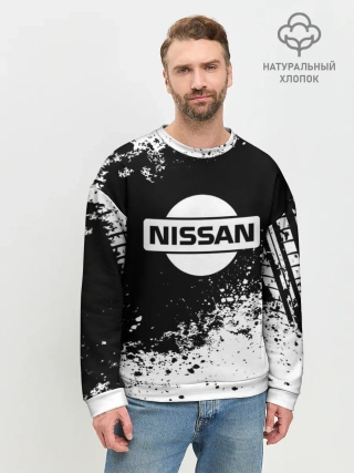 Мужской свитшот базовый / Nissan abstract sport