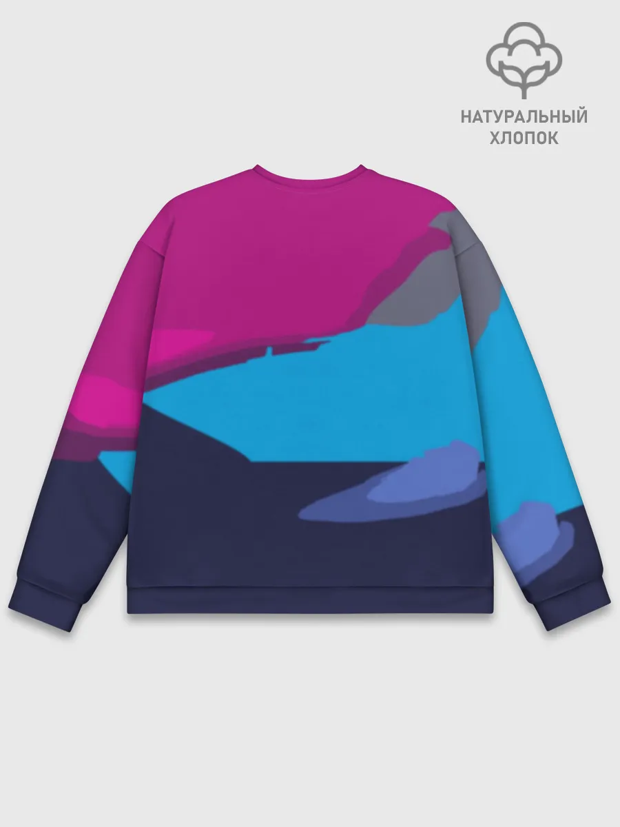 Мужской свитшот базовый / DeLorean