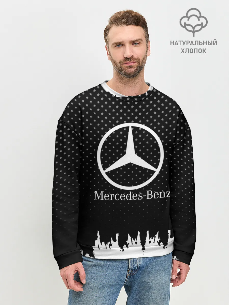 Мужской свитшот базовый / Mercedes-Benz