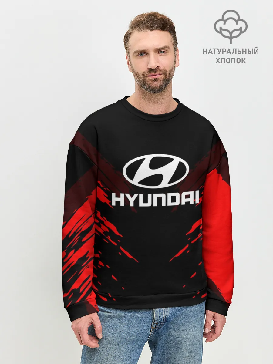 Мужской свитшот базовый / HYUNDAI SPORT COLLECTION