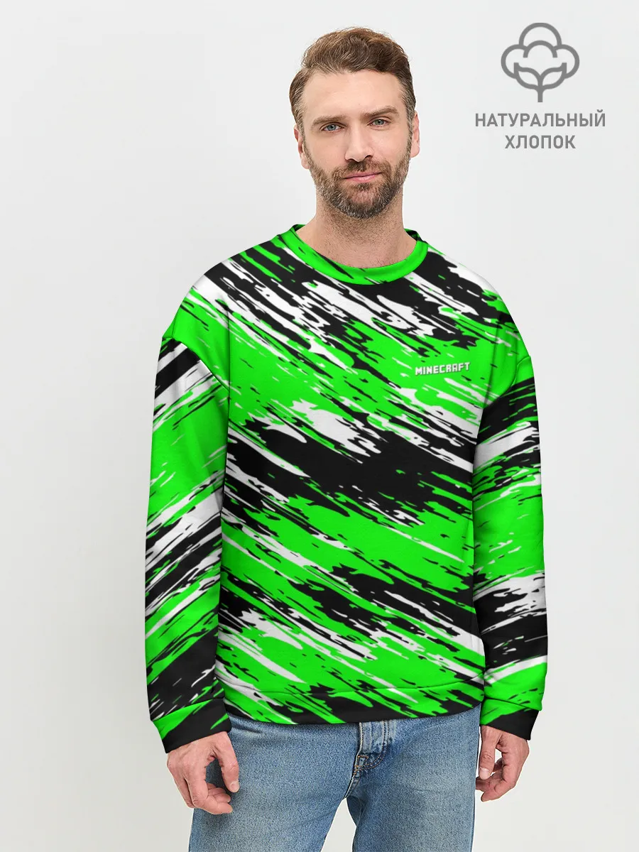 Мужской свитшот базовый / Minecraft