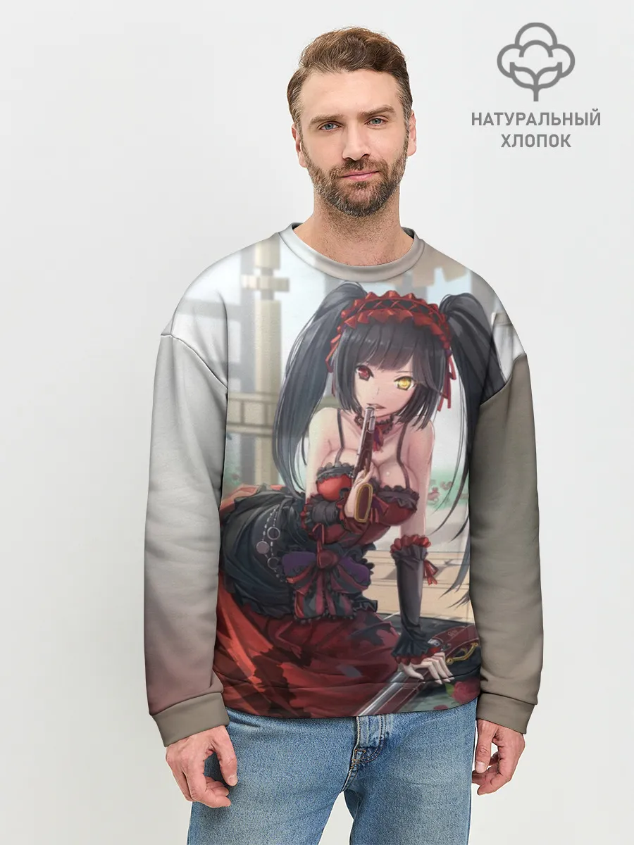 Мужской свитшот базовый / токисаки аниме