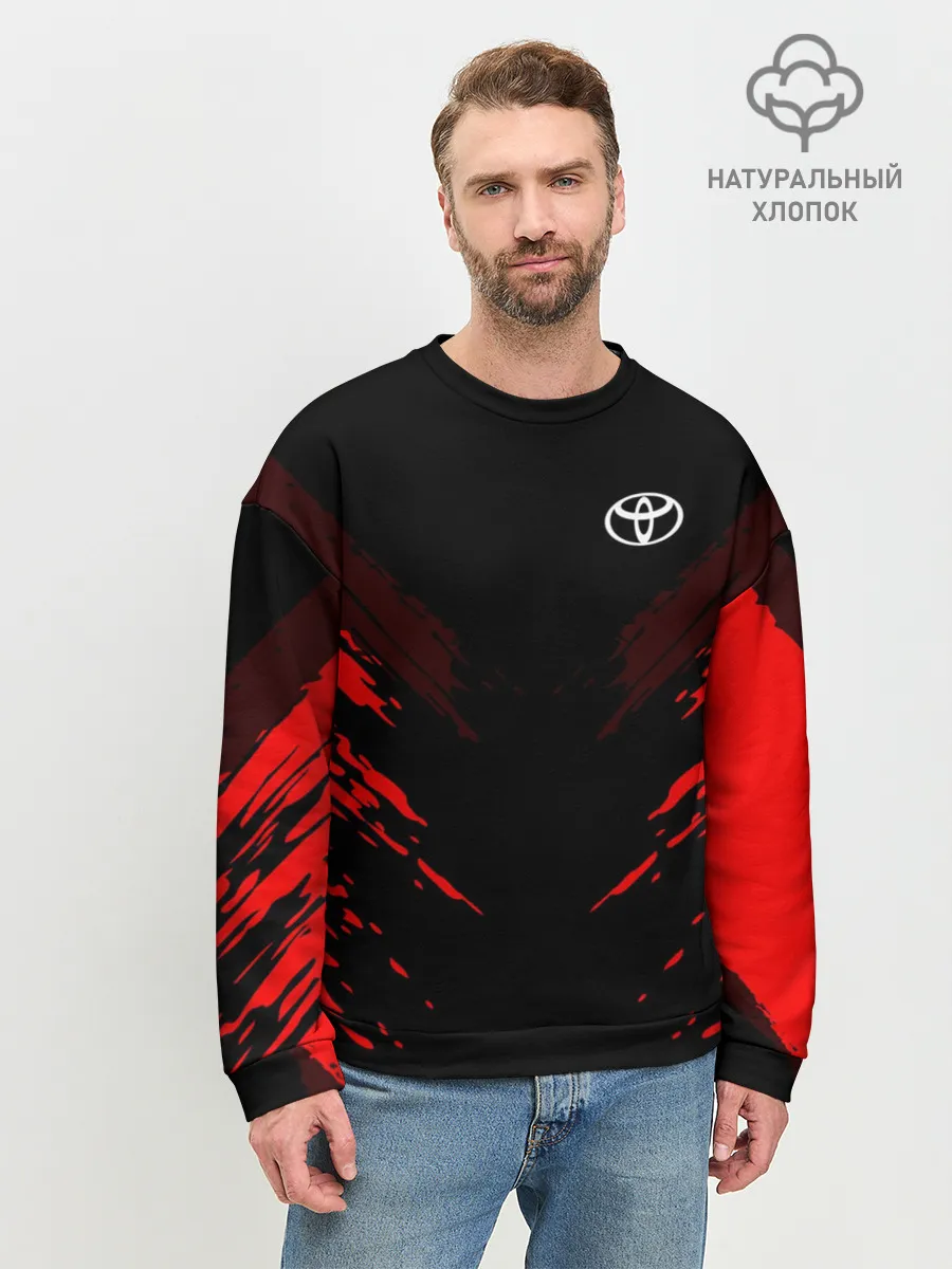 Мужской свитшот базовый / Toyota SPORT