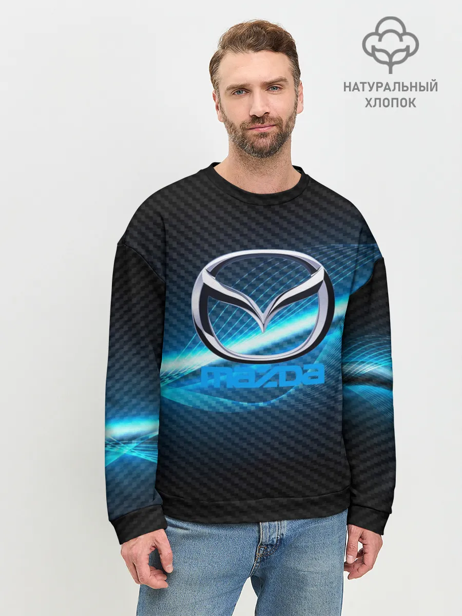 Мужской свитшот базовый / mazda machine motor XXI