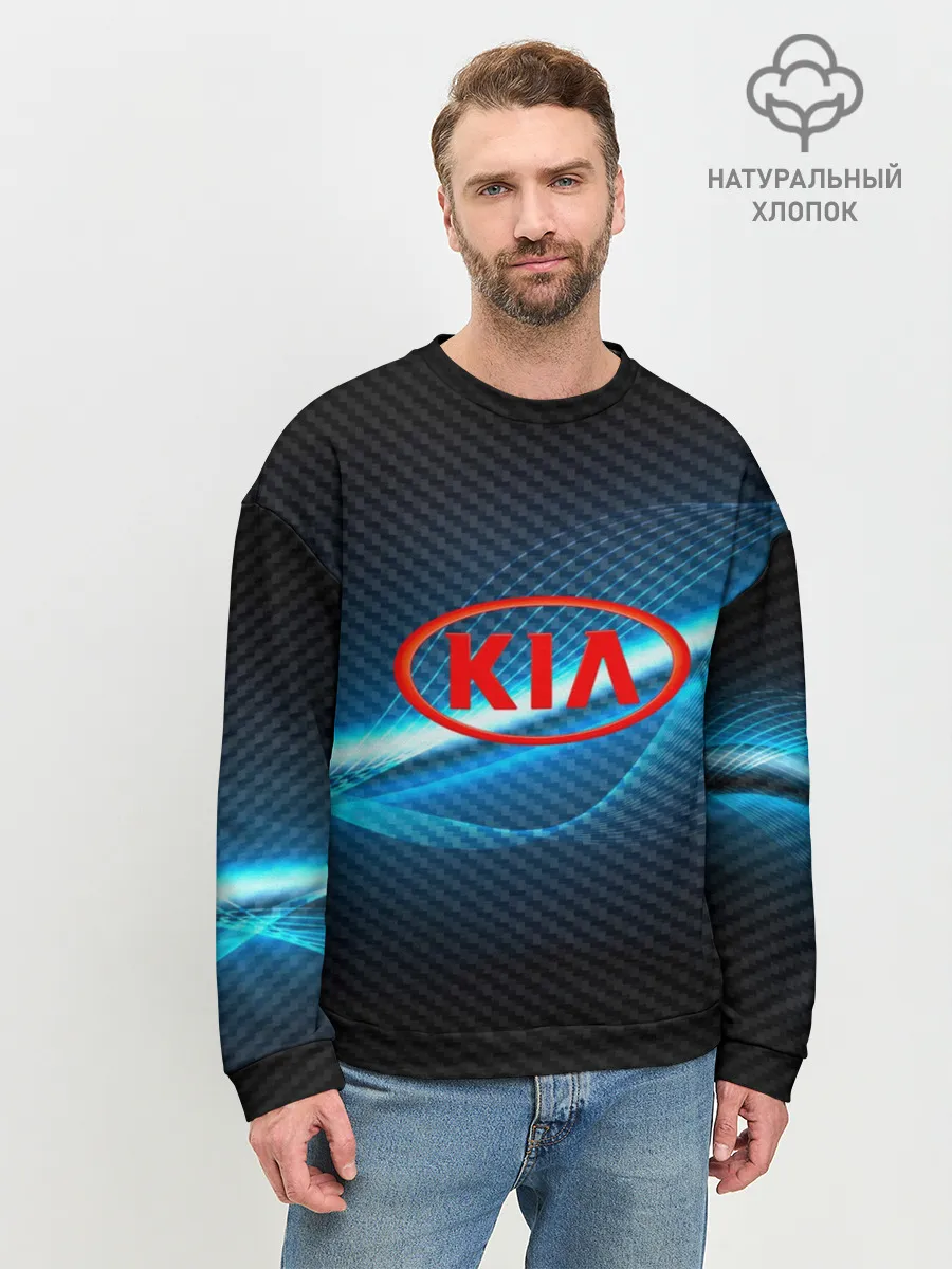 Мужской свитшот базовый / KIA machine motor XXI