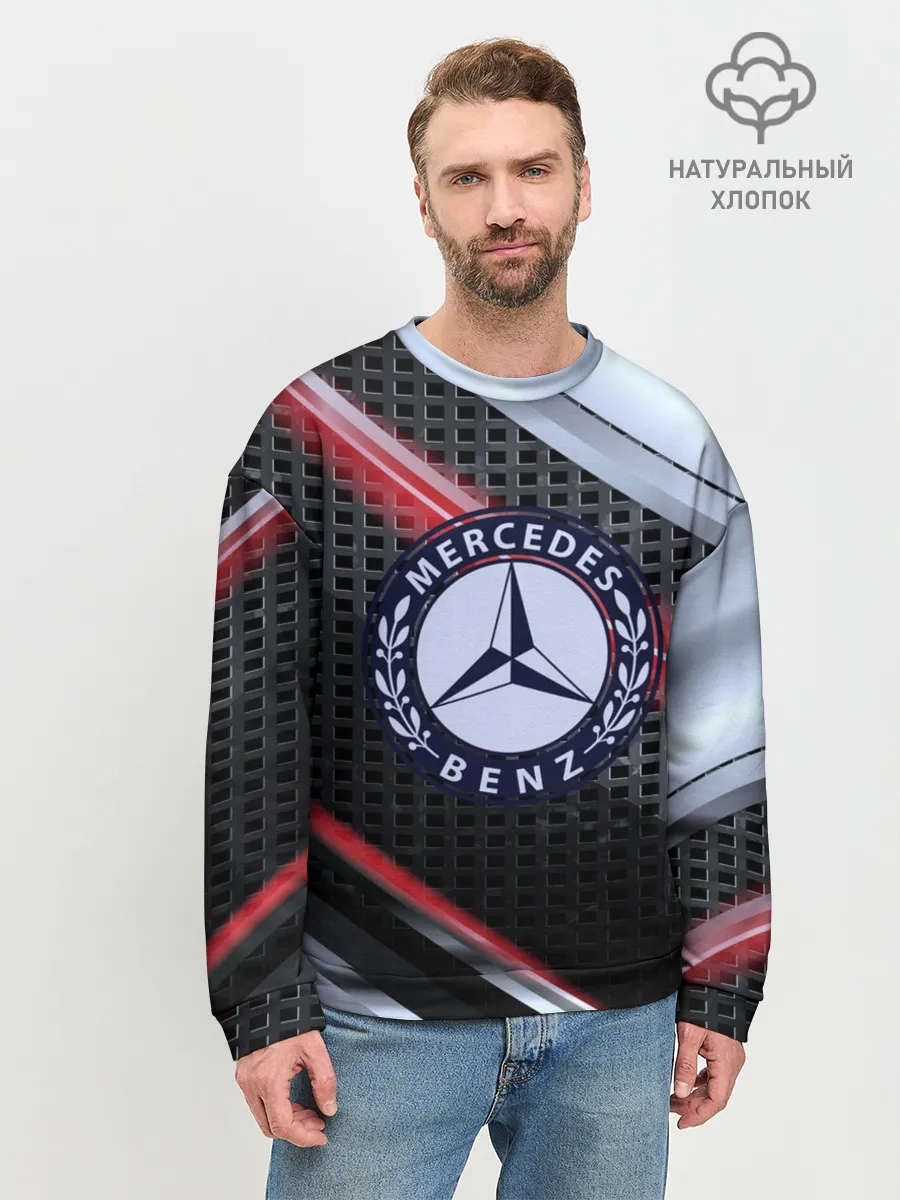 Мужской свитшот базовый / MERCEDES high speed collection