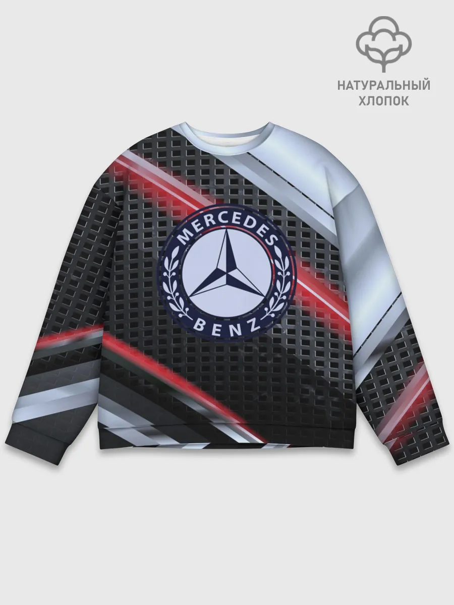 Мужской свитшот базовый / MERCEDES high speed collection