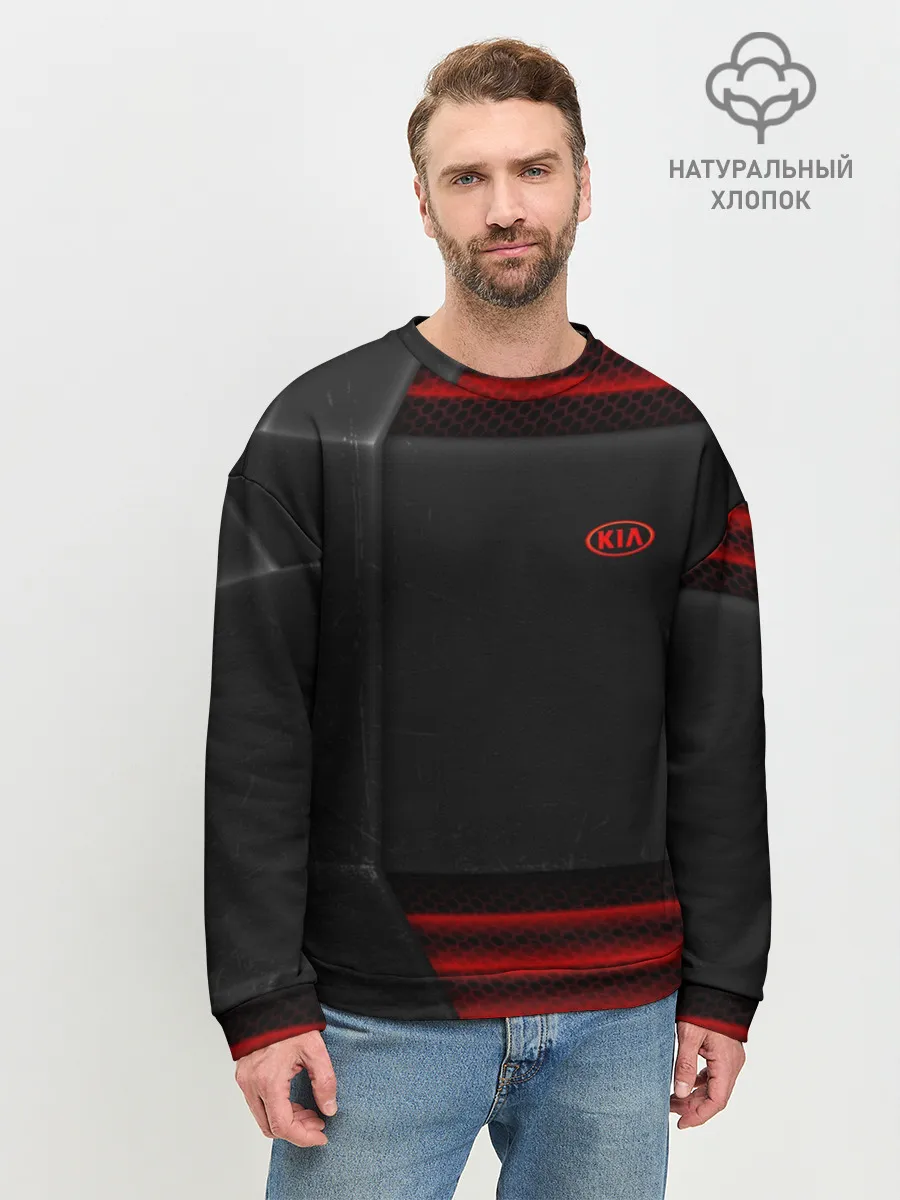 Мужской свитшот базовый / KIA auto sport