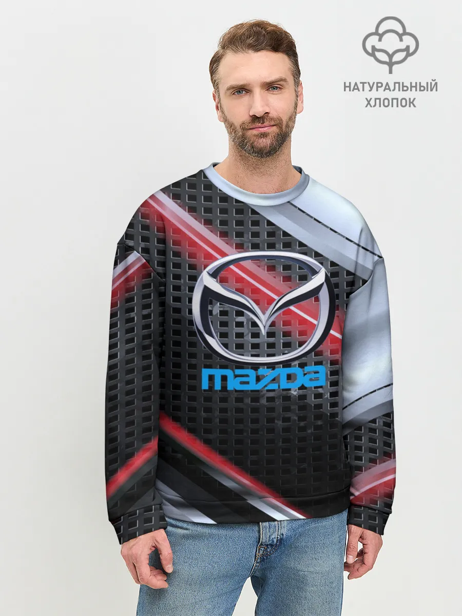 Мужской свитшот базовый / MAZDA high speed collection