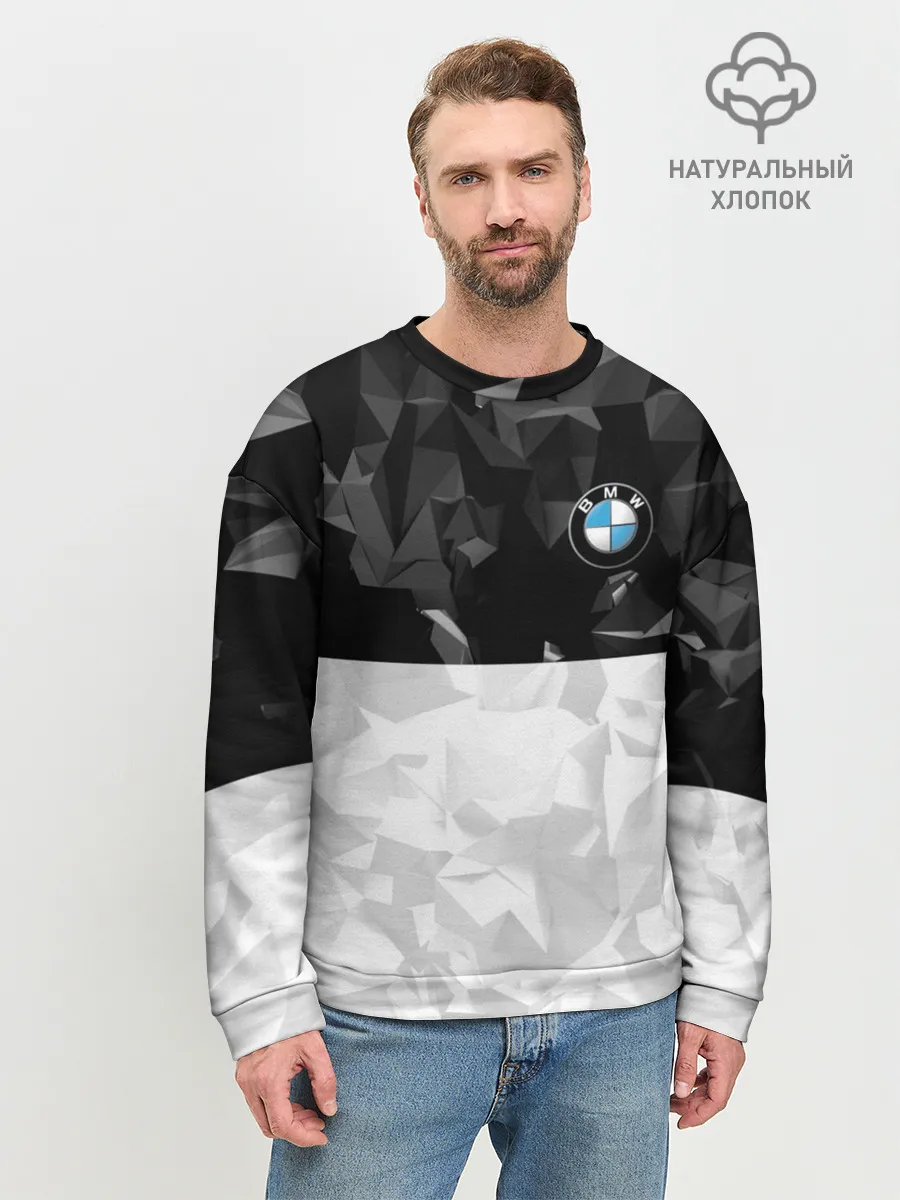 Мужской свитшот базовый / BMW BLACK COLLECTION