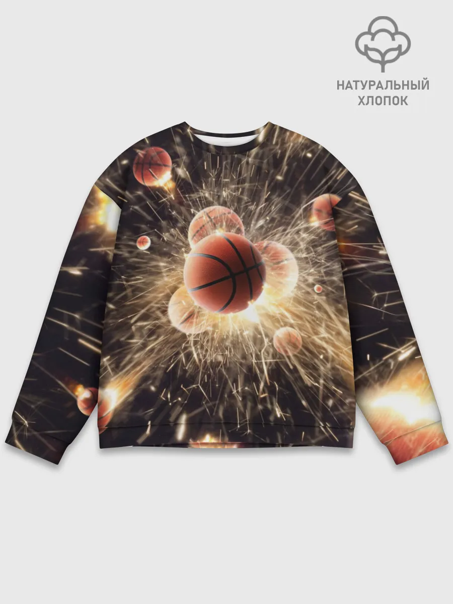 Мужской свитшот базовый / Звезда баскетбола