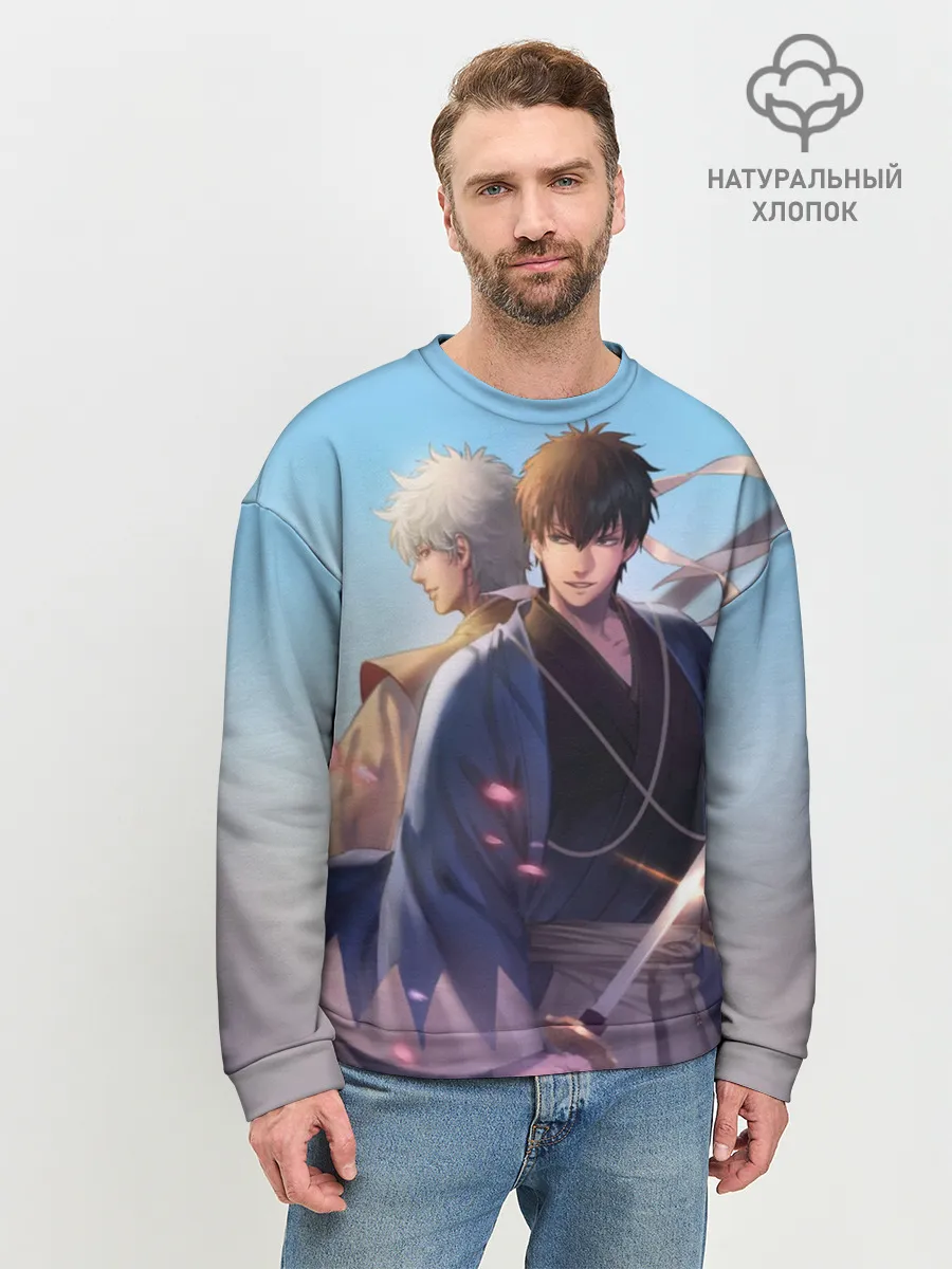 Мужской свитшот базовый / Воин Гинтоки