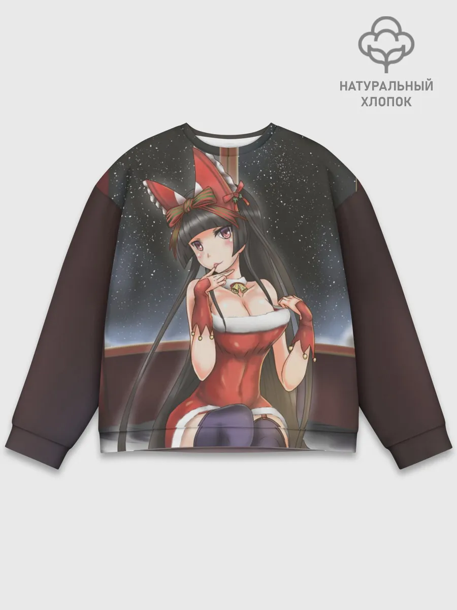 Мужской свитшот базовый / Jieitai Kanochi nite