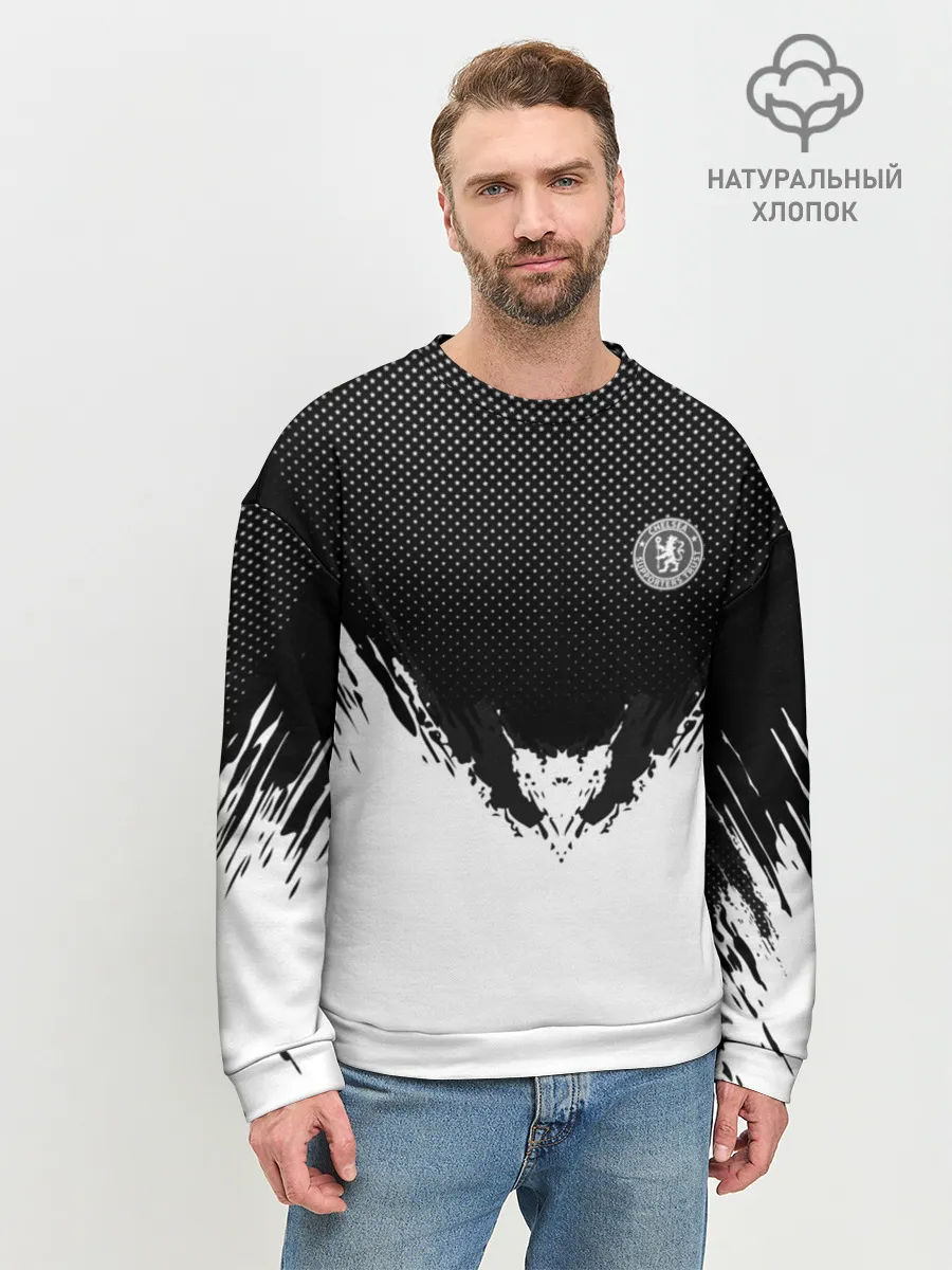 Мужской свитшот базовый / Chelsea black 2018