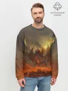 Мужской свитшот базовый / Fire Dragon