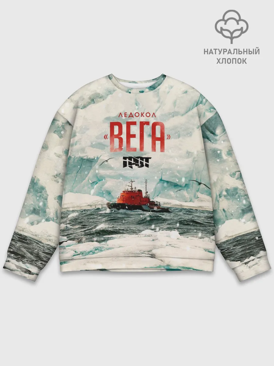 Мужской свитшот базовый / Ледокол Вега